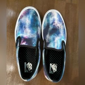 Vans Galaxy Youth Size 6 Slip ons
